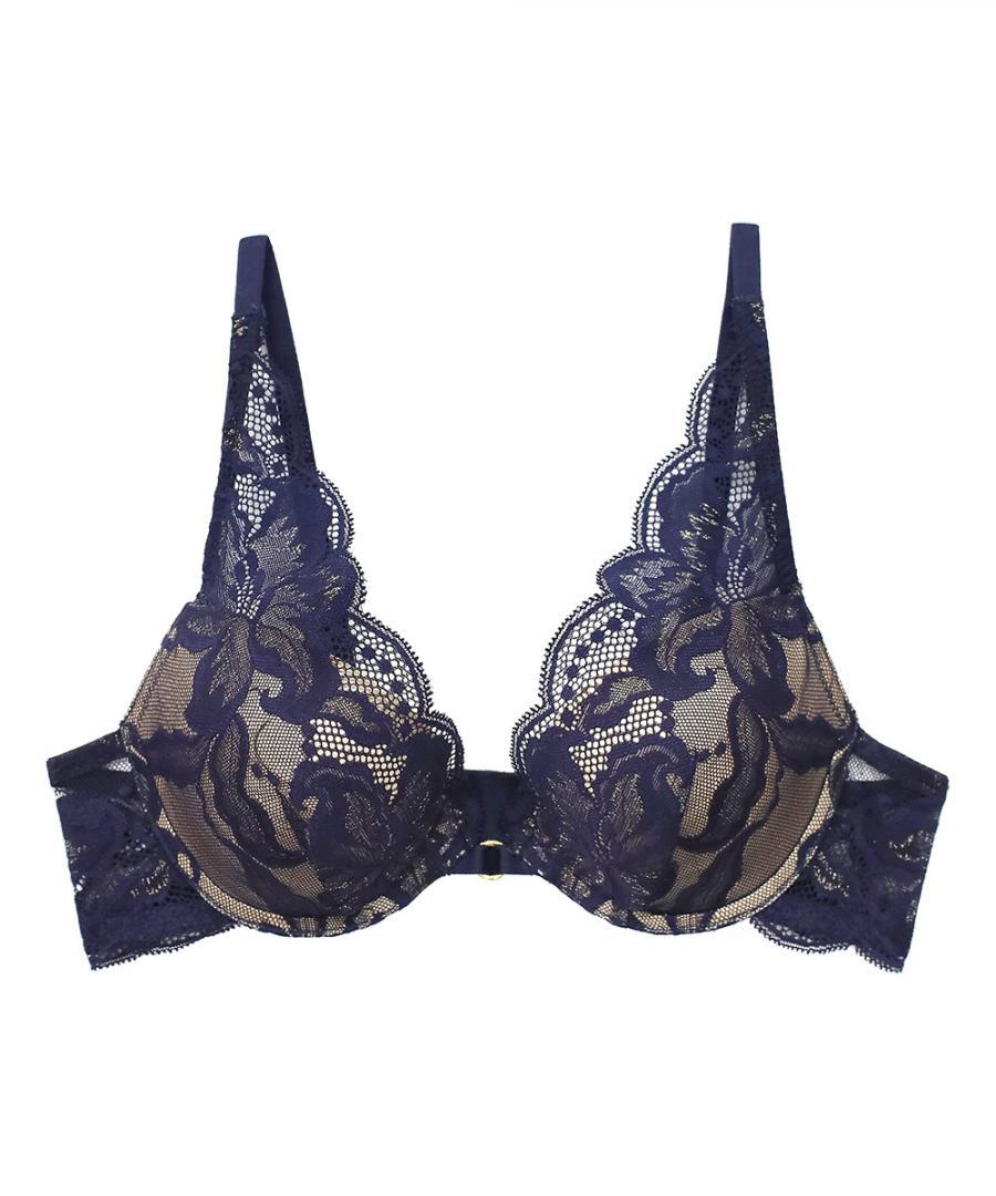 In Your Heart デコルテレースモールドカップブラジャー