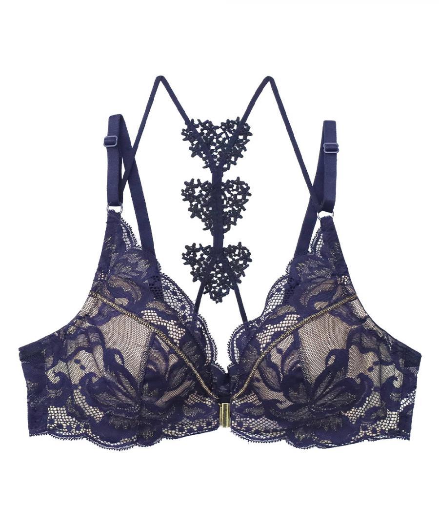 In Your Heart バックデザインフロントホックブラジャー