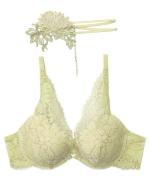 Harmony in Bloom チョーカー付きデコルテレースモールドカップブラジャー