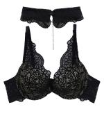 Melodie チョーカー付きデコルテレースモールドカップブラジャー