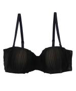 Melodie プリーツストラップレスブラジャー