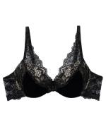 Velvet Sin ベロア×レースモールドカップブラジャー