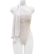 Whispers ワンショルレースボディスーツ/テディ