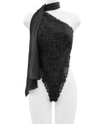 Whispers ワンショルレースボディスーツ/テディ