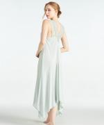 Luxe イレギュラーヘムロングドレス