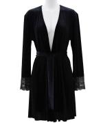 Velvet Sin ベロア×レースガウン