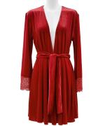 Velvet Sin ベロア×レースガウン