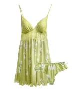 Light Petal フラワープリントプリーツベビードール&ショーツ