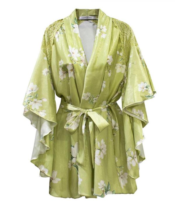 Light Petal フラワープリントガウン